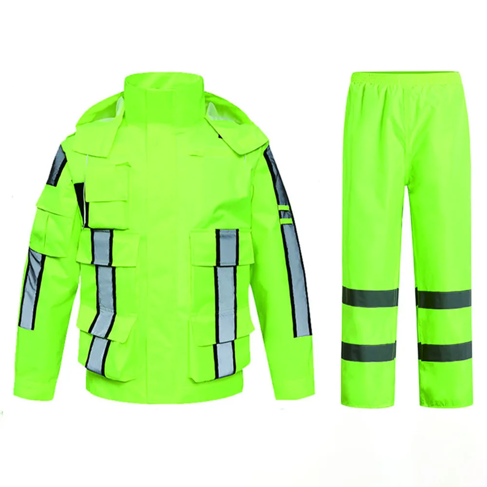 

Дождевик водонепроницаемый светоотражающий Ультратонкий дышащий и удобный дождевик для мужчин от дождя мотоциклетный костюм одежда для рыбалки