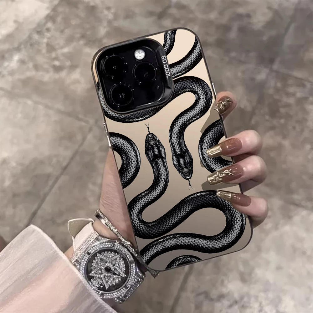 Фото Чехол Dark Aesthetic Coiled Snake Minimal для Samsung Galaxy S26 S25 S24 S23 Ultra S22 Plus S21 FE A56 A55 A54 A53 A36 A34 A33 №5