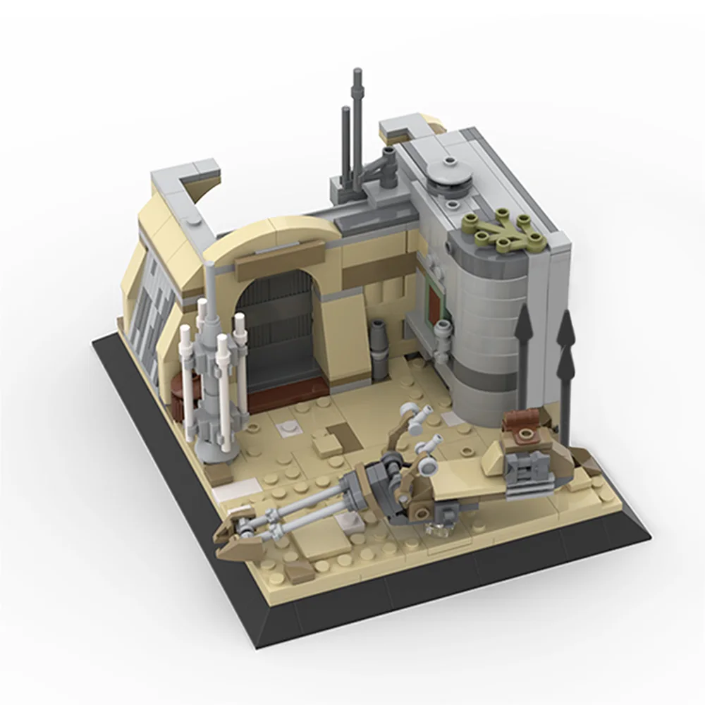 Строительный блок MOC для детей космические войны пустынная электростанция
