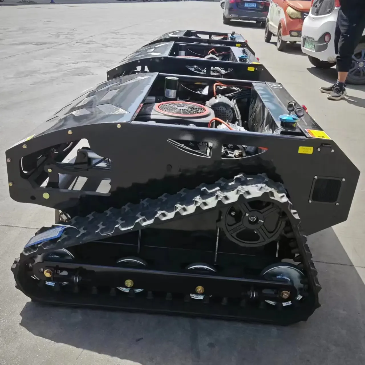 Высокое качество CE одобренная машина для резки травы гусеничный кусторез