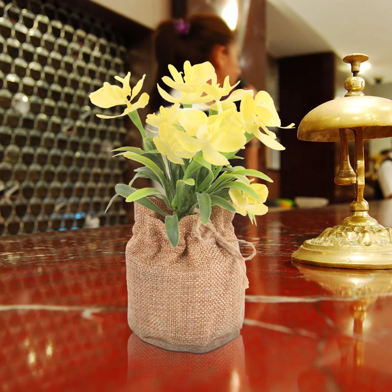 

Fake Simulation Orchid Flowers Home Decor Bonsai Phalaenopsis Adornment House Decorations DIY Artificial