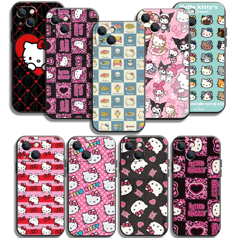 

TAKARA TOMY Hello Kitty Phone Cases For iPhone 7 8 SE2020 7 8 Plus 6 6s 6 6s Plus X XR XS MAX Soft TPU Carcasa Funda
