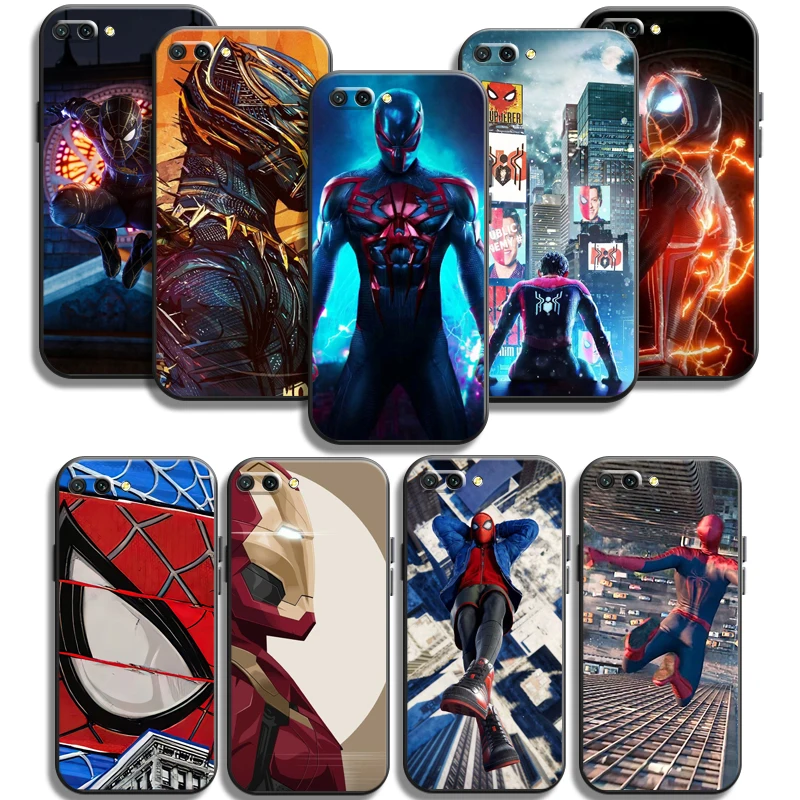 

Marvel Spiderman Phone Cases For Huawei Honor P30 P40 Pro P30 Pro Honor 8X V9 10i 10X Lite 9A Soft TPU Carcasa Coque Back Cover