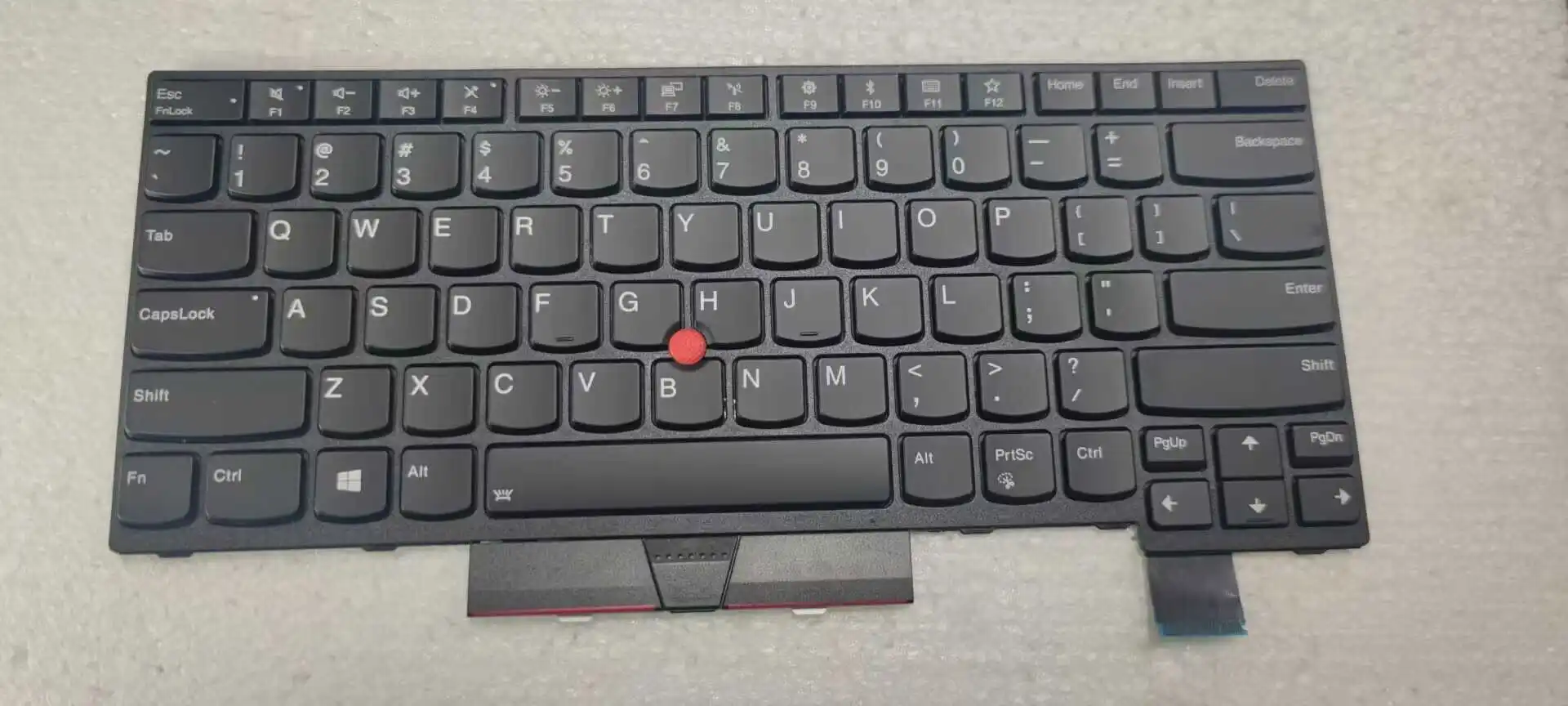 Клавиатура для ноутбука Lenovo Thinkpad T470 T480 A475 A485 US с подсветкой и точкой