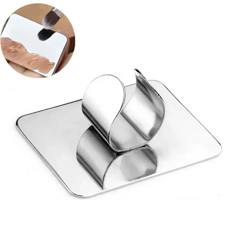 1 шт. палитра жидкой основы для макияжа визажист макияж кольцо из нержавеющей