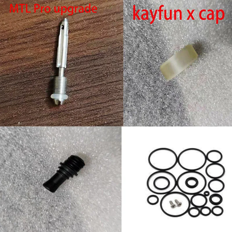 

YFTK Kayfun x Lite plus 2021 2019 MTL Pro upgrade drip tip prime for 510 cap base Air screws Steam Tuners bellcap Tank stickers