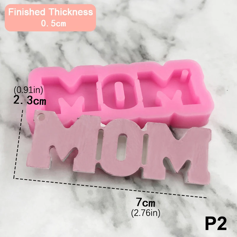 

Силиконовая форма на день матери, 1 шт.