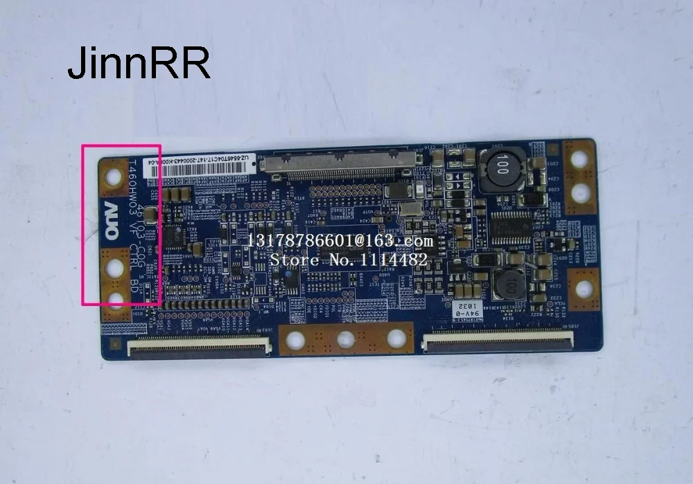 

T460HW03 VF CTRL BD 46T03-C0G Logic board good test Original T-CON board for LED46K01P 46T03-C0G 46T03-COG T460HW03 VF CTRL BD