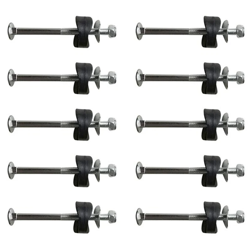 

AT14 24Pcs Trampoline Screws, Galvanized Steel Screws, Screw Nut Kit, Trampoline Bottom Set Screws