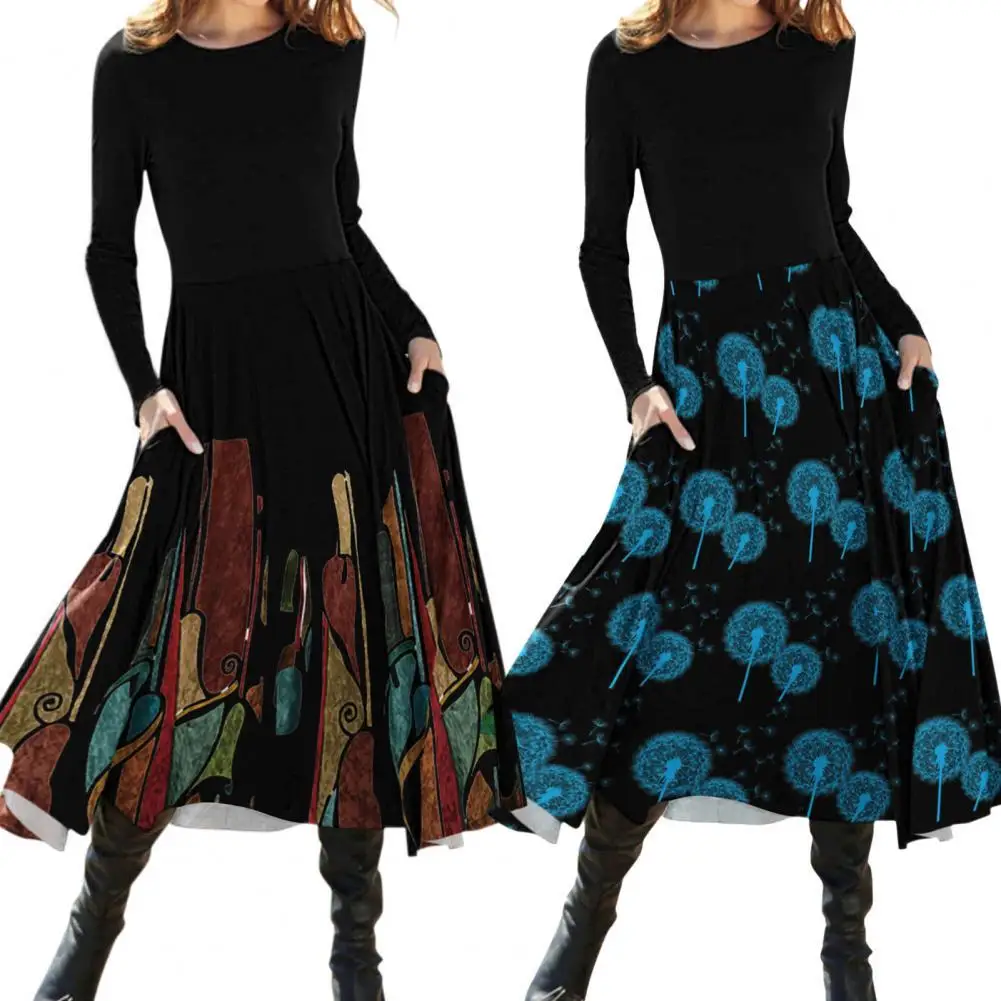 

Fabulous Lady Dress Floral Plant Banquet Dress Wear-resistant Banquet Dress