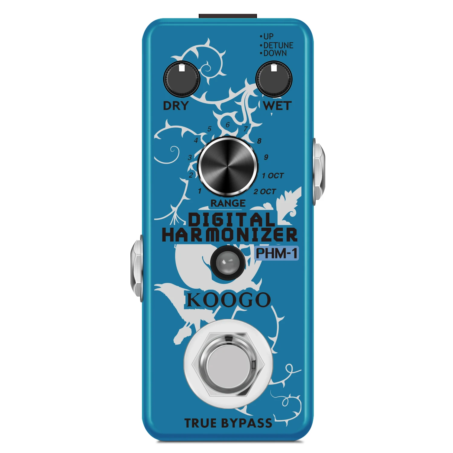 Koogo Цифровая Педаль Гармонизер Гитарная Эффектов Шаг Гармония Pitch Shift Detune