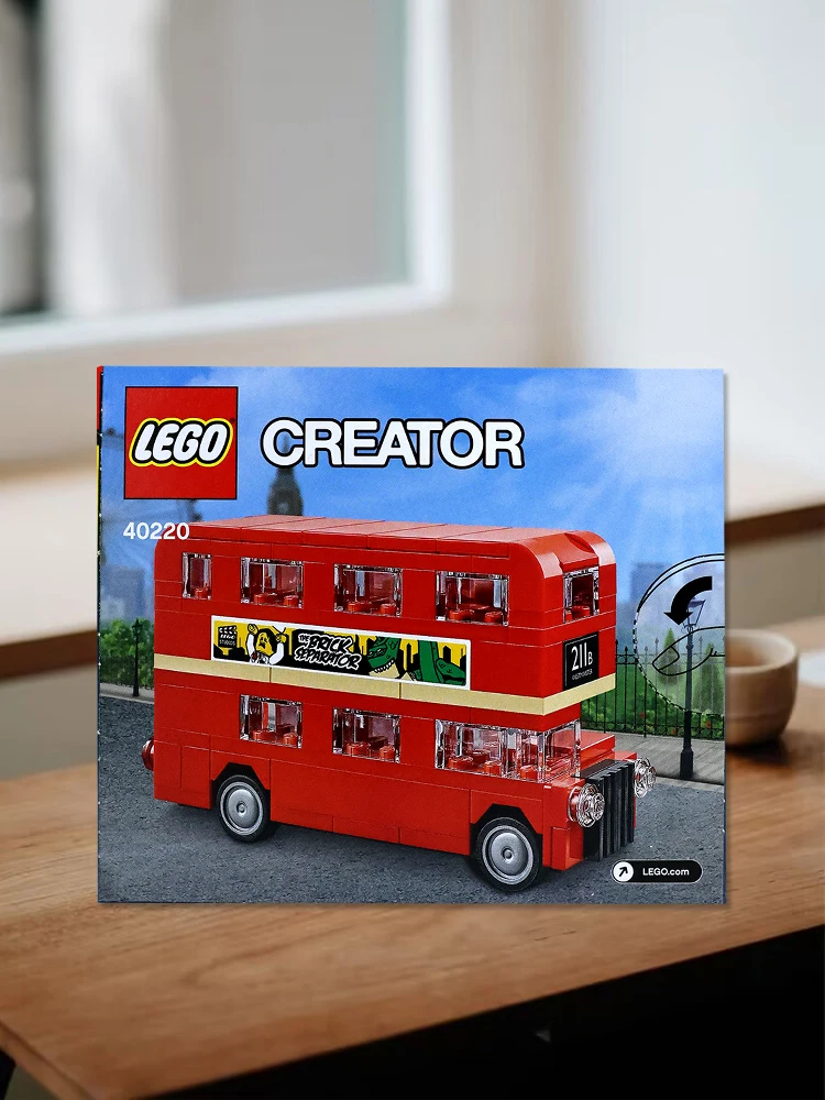 Конструкция Лондонской автобусной станции LEGO 40220 Городской автомобиль