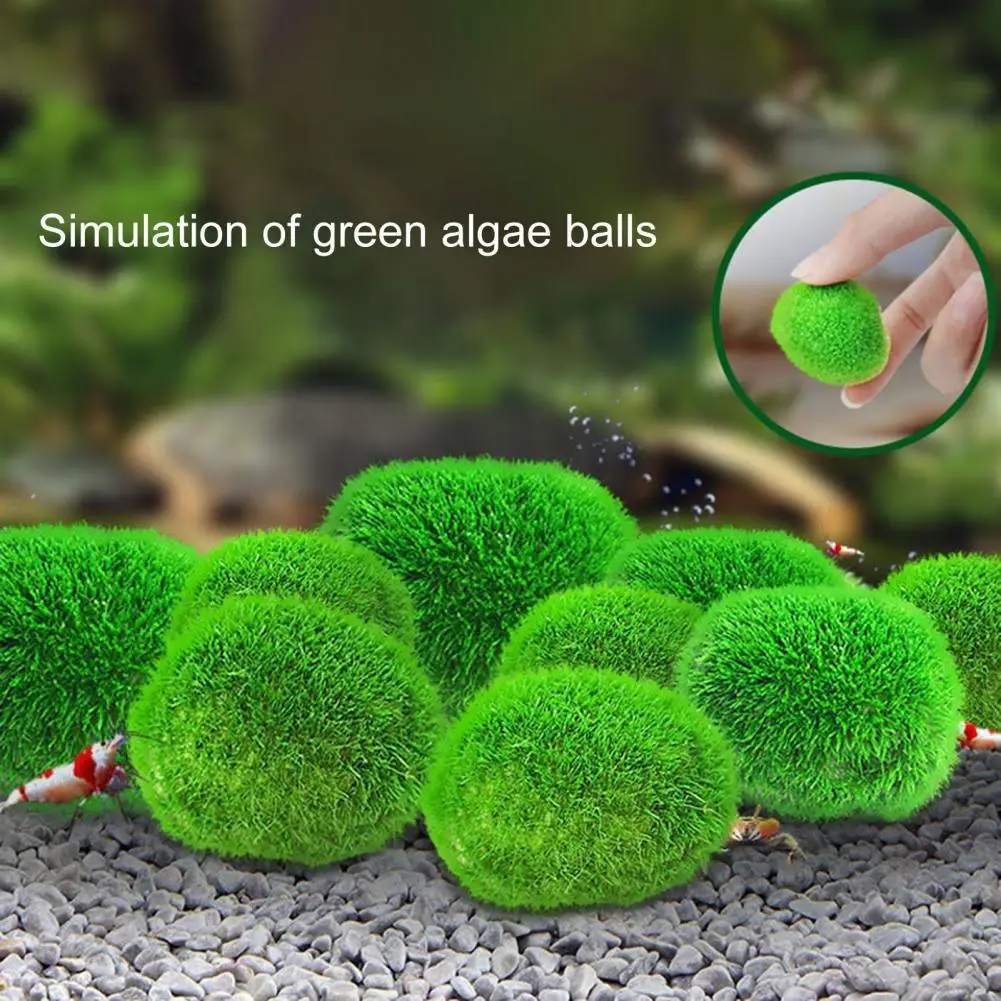 

Simulation Seaweed Ball Water Grass Artificial Plant Fish Tank Aquarium Micro Landscape Decorative Props