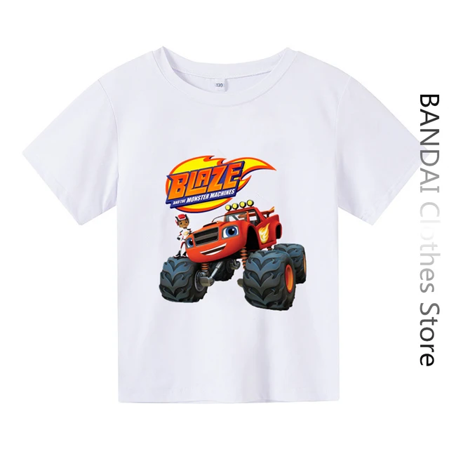 

Blaze And The Monster Machines Tshirt Kids Funny Tshirts Shorts Baby Boys Cool Summer T-shirt Set Men Women Tops Girls Clothes