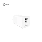 Сетевое зарядное устройство j5create 45W Dynamic PD USB-C Mini Charger