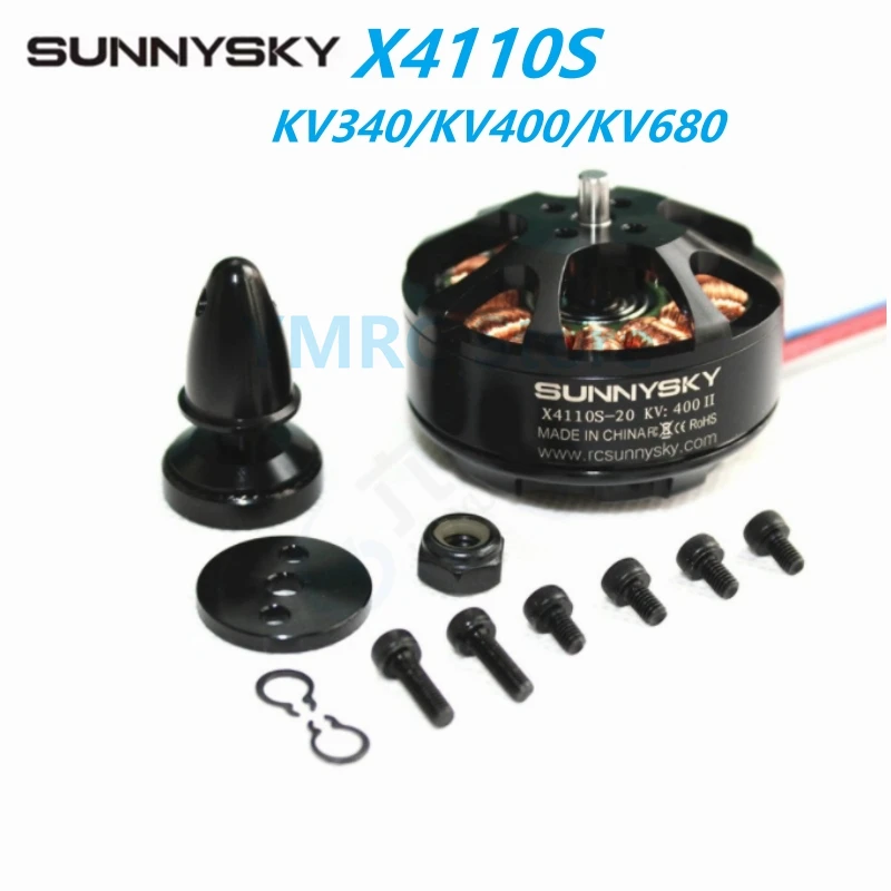 Sunnysky X4110S KV340/KV400/KV680 4S-6S бесщеточный двигатель для радиоуправляемого мультикоптера квадрокоптера аэробатического 3d-самолета игрушка