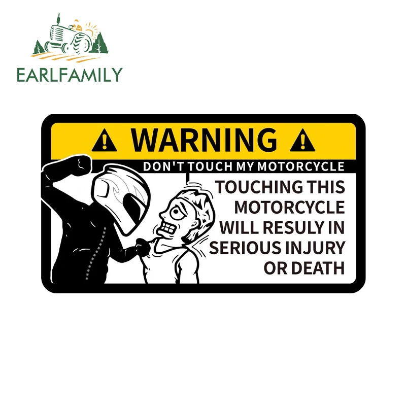 EARLFAMILY 13 см креативная предупреждающая наклейка на автомобиль с GPS не