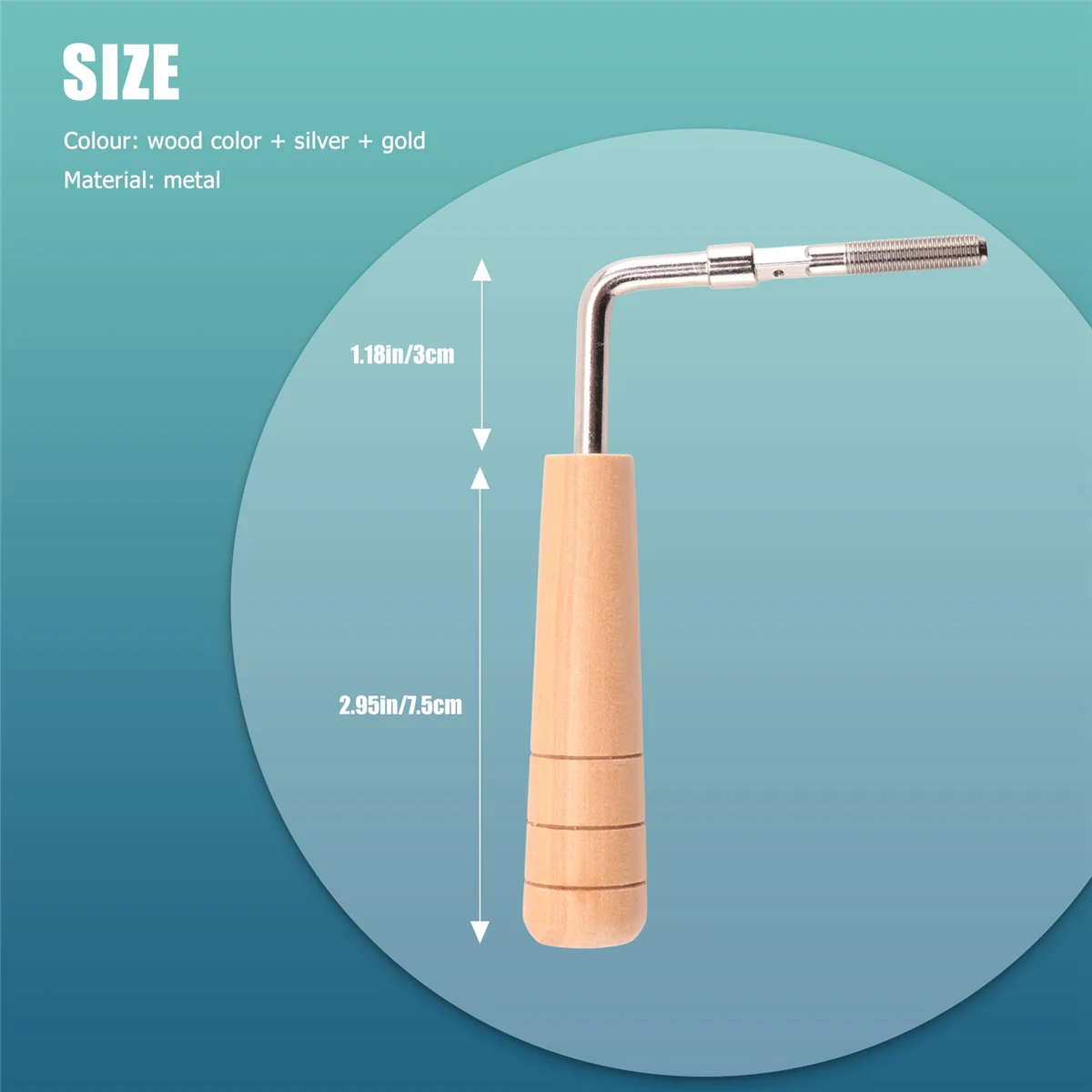 20 шт. гвозди для настройки и заклепки с L-образным настроечным ключом лиры арфы