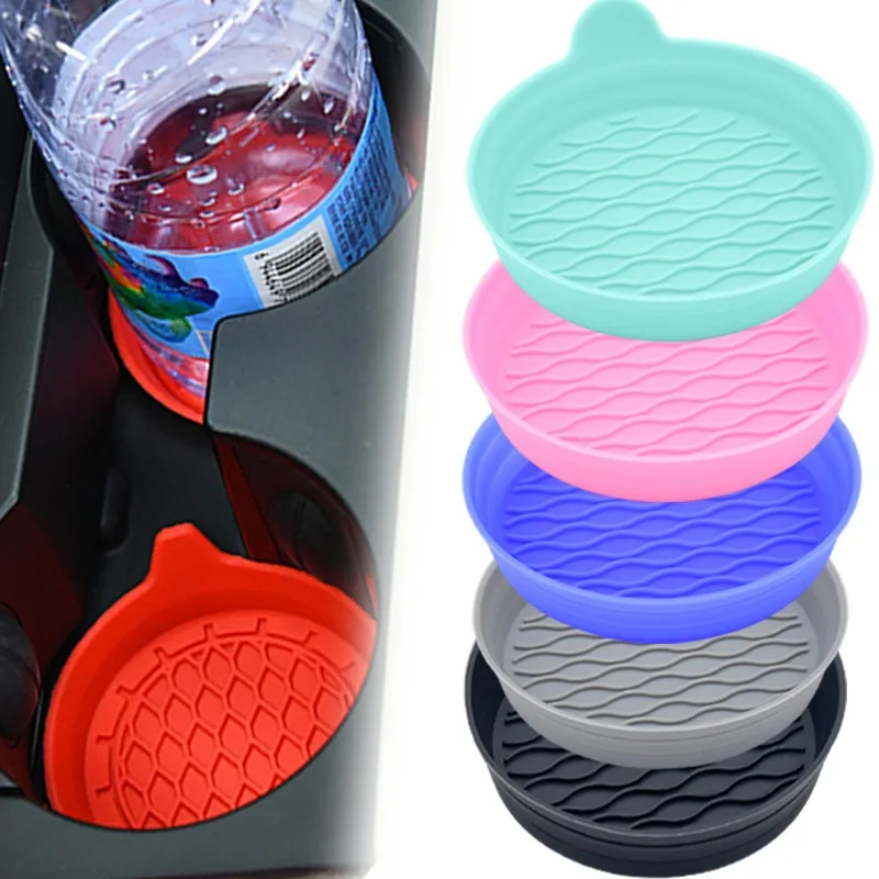 2 шт. универсальные силиконовые подставки под стаканы автомобиля