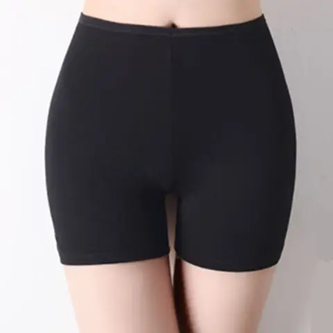 Пара защитных брюк из ледяного шелка для девочек с трехточечными леггинсами.