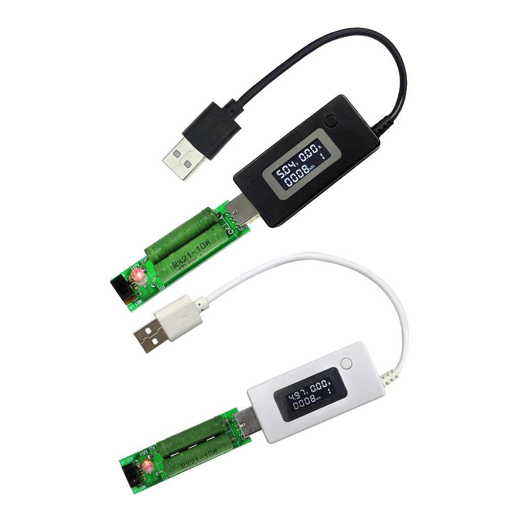 

Color Display USB Tester Charger Testers Wear-resistant Power Meter Voltmeter Mobile Battery Detectors with Backlight