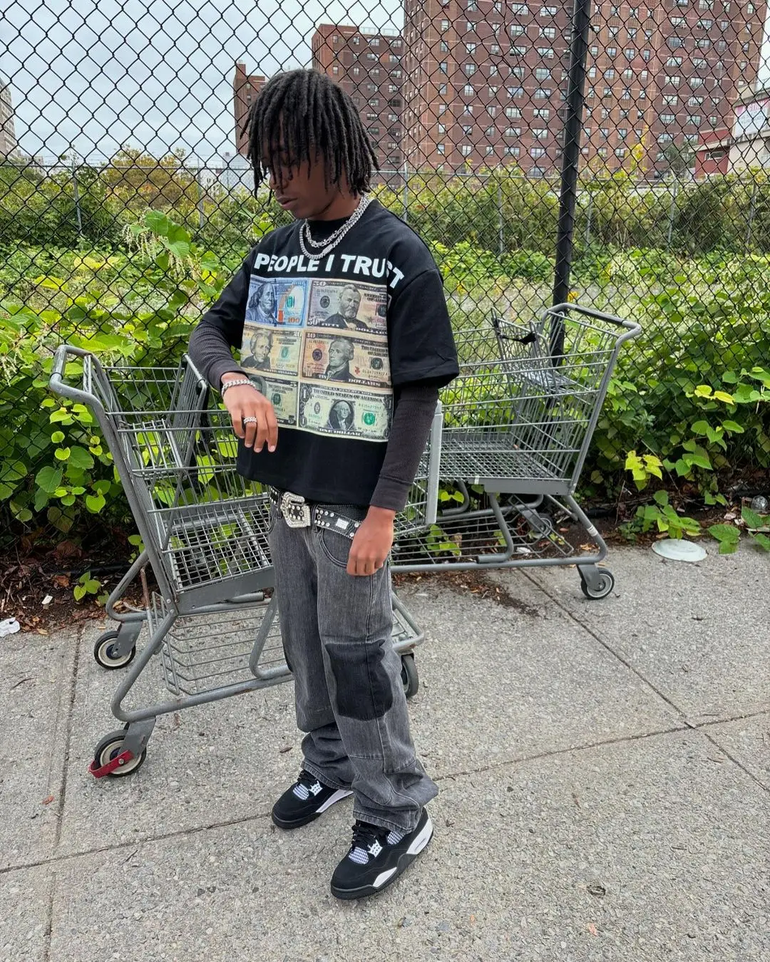 Футболка мужская оверсайз в стиле хип-хоп с графическим принтом