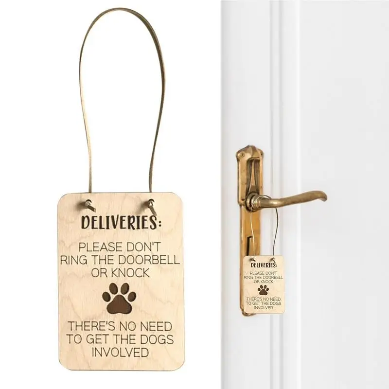 

Деревянная дверь водителя, внешний знак, не ударять, кольцевой Колокольчик для чулок, наполнитель, доска, подходит для прихожей, гаража, деко...