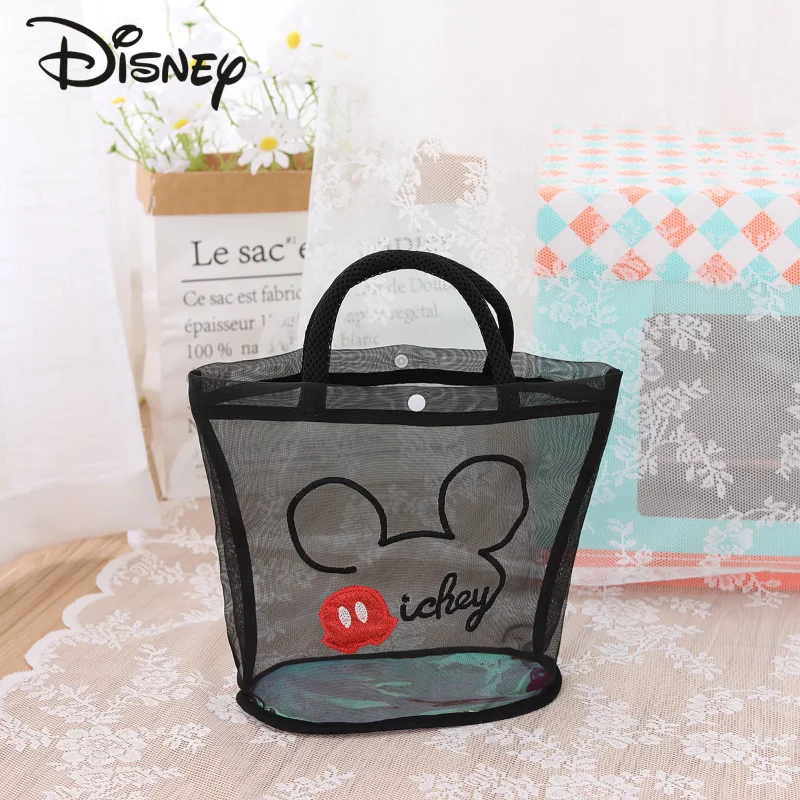 Disney Daffy New Women's Handbag Fashion Hollow Out Women's Wash Bag Cartoon Love Multi Functional Large Capacity Storage Bag