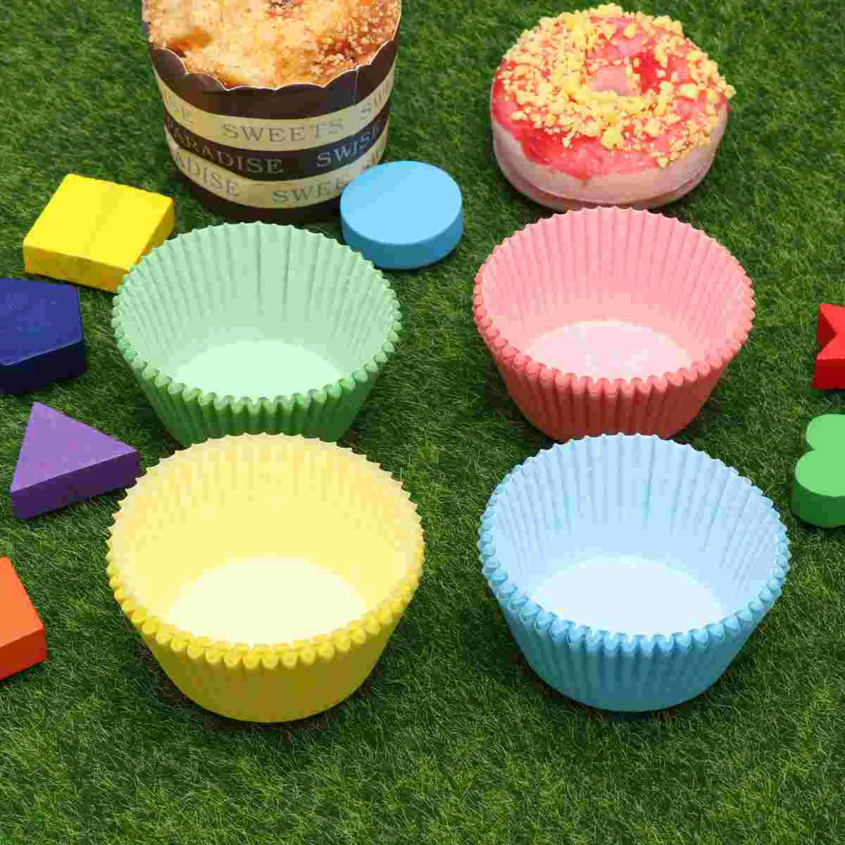

Cups Cupcake Disposable Cup Cake Baking Muffin Paper Liners A Bake Mini Wave Candy Supplies Holiday Wrapper Wrappers