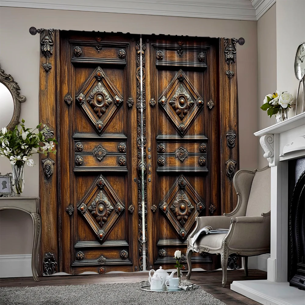 

2 шт., плоская сценическая занавеска из полиэстера