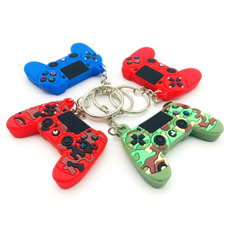 

Game Machine Keychain & Keyring Cute Gamepad Boyfriend Joystick Key Chain PS4 Game Console Keychains Bag Car Hanging Key Ring