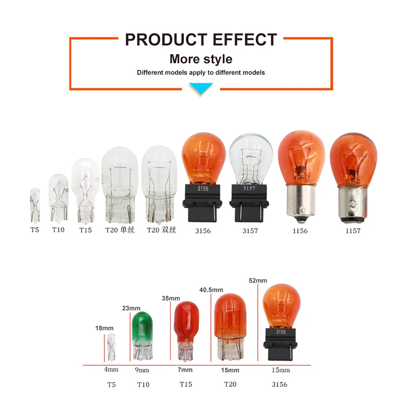 10/20/100 шт. автомобильный датчик света T5 галогенная панельная лампа 12 В 1 2 Вт W1