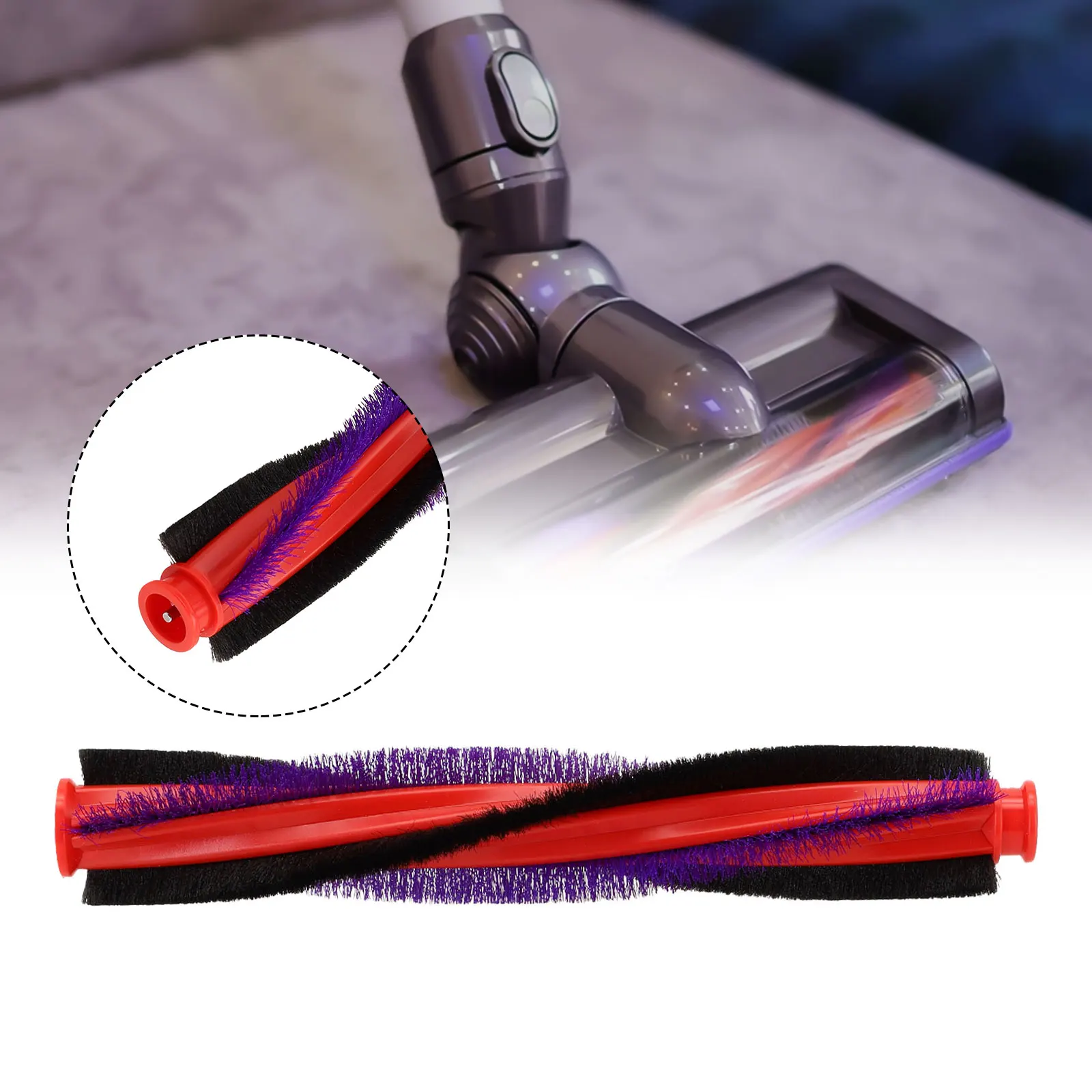 1 * роликовая щетка с защитой от намотки 225 мм 963830 02 для пылесоса DYSON V6 SV03 SV07
