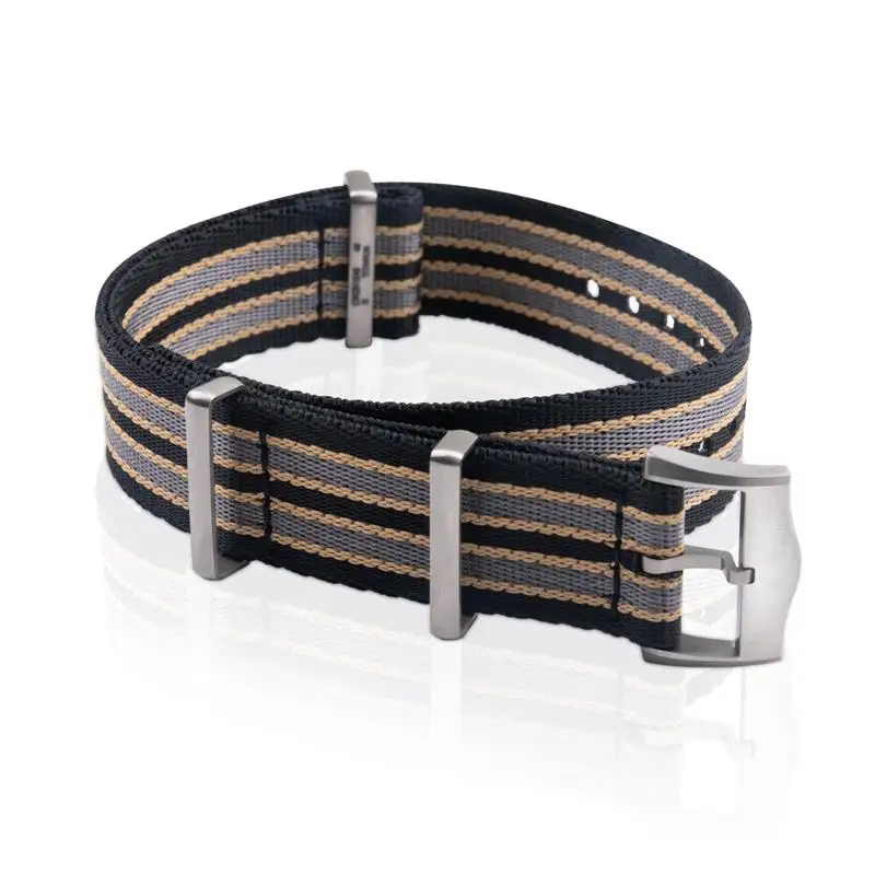 BEFIA 19 мм/20 мм/21 мм Высокоплотный нейлоновый холщовый ремешок для Omega Seamaster 300 Speedmaster