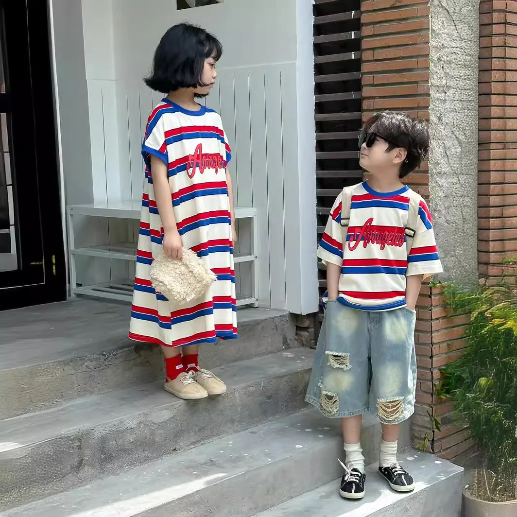 Детские шорты с эластичным поясом для мальчиков Летние удобные и повседневные