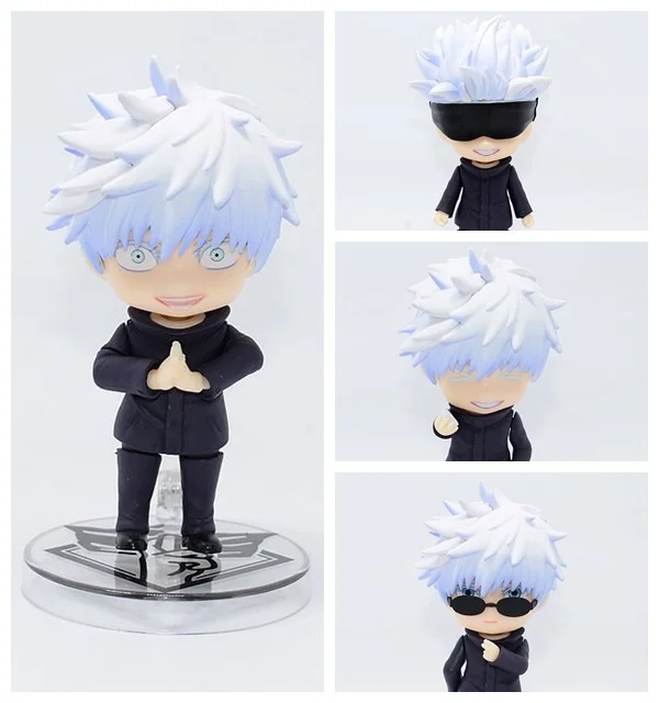 

Anime Jujutsu Kaisen Q Edition 1528# Gojo Satoru Movable Doll Decoration Boxed Figure 10CM