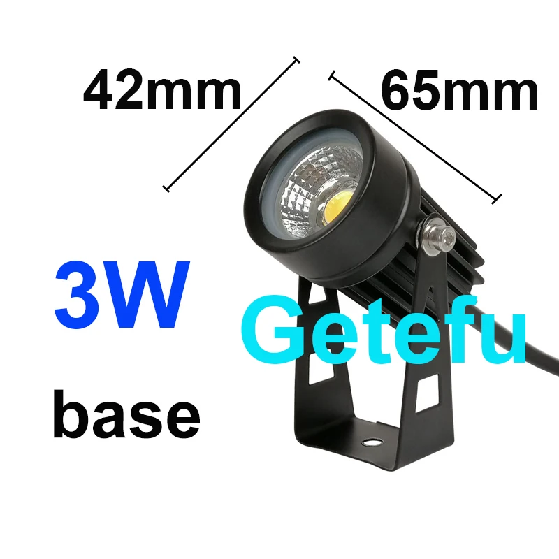 Getefu наружная светодиодная лампа для газона 7Вт/10Вт/12Вт