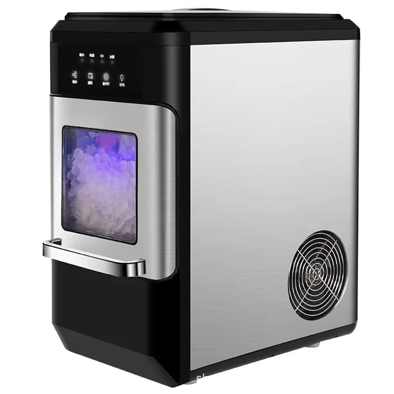 Небольшая автоматическая машина для производства льда 30 кг/24 ч вертикальная