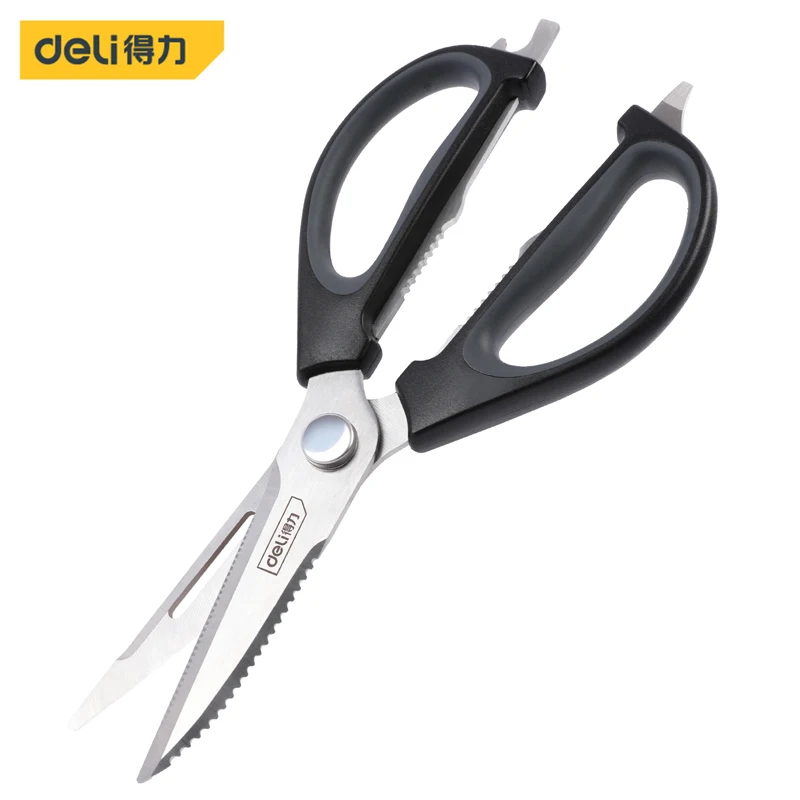 1Pcs 10'' Multifunctional Kitchen Scissors Stainless Steel Food Shears for Meat Vegetables Chicken Scissor Household Hand Tools