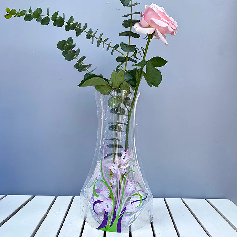 1/5 шт. складная пластиковая ваза для цветов