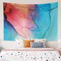gradient color sand painting kawaii anime tapestry aesthetic room decor background tapestries bedroom home decoration