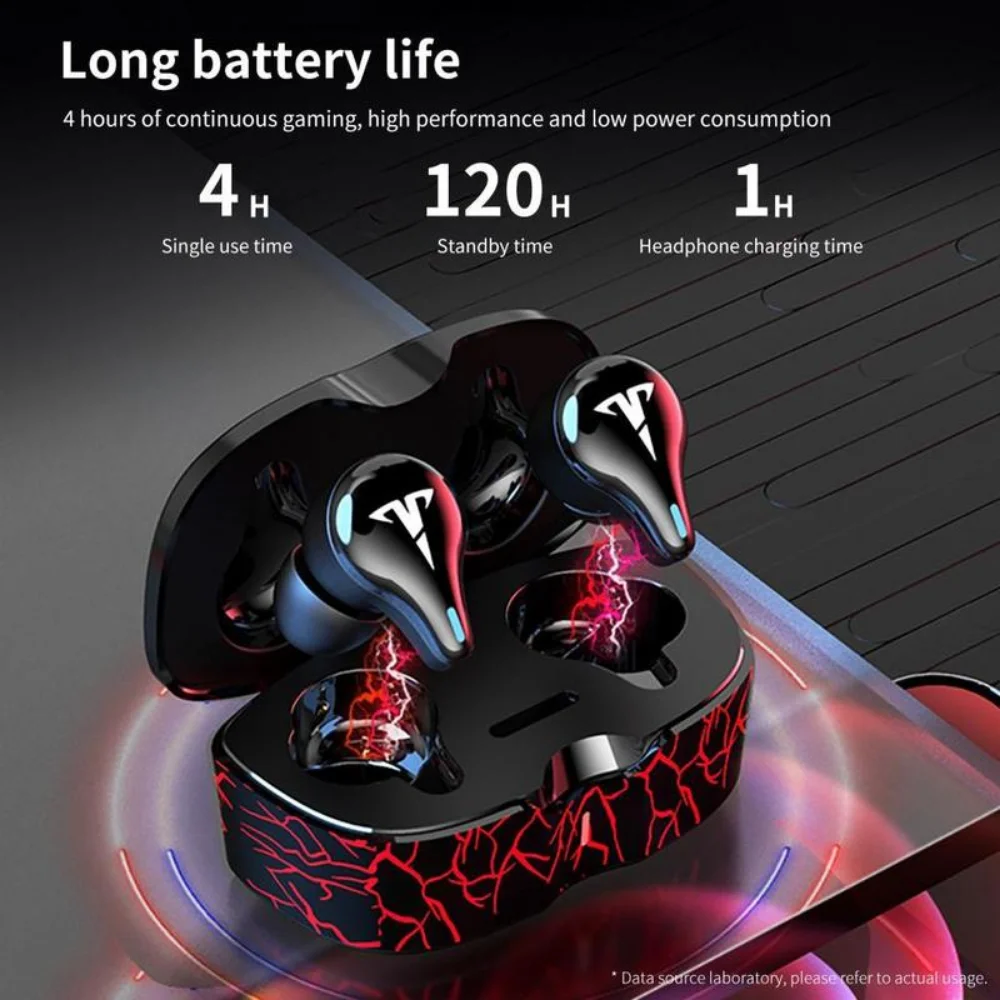 

ME-19T Wireless headphones Gaming Binaural In-Ear Bluetooth Headset Sports TWS 8D Stereo Surround Sound Quality