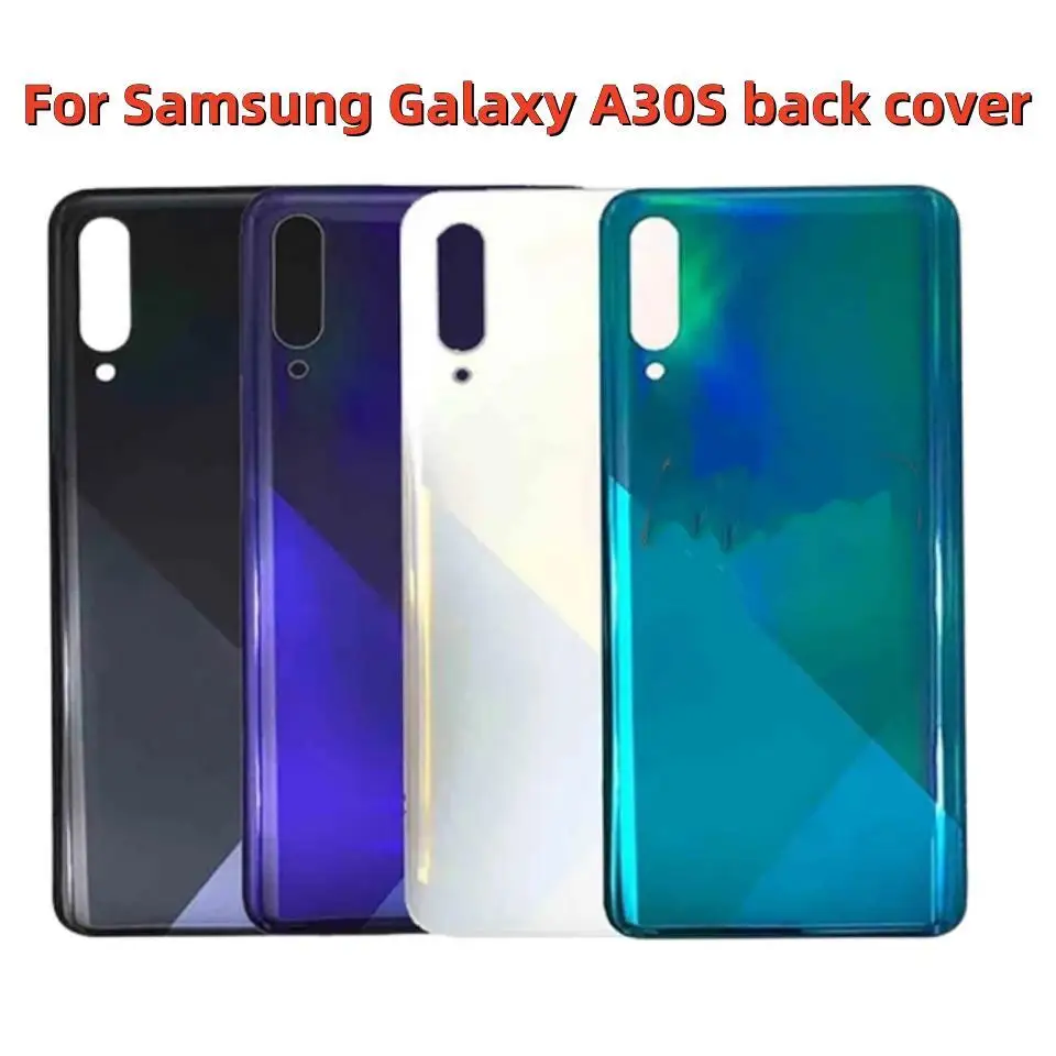

Back Cover For Samsung Galaxy A30S A307 SM-A307FN A307G Back Battery Cover Rear Door Housing Glass Panel Replacement