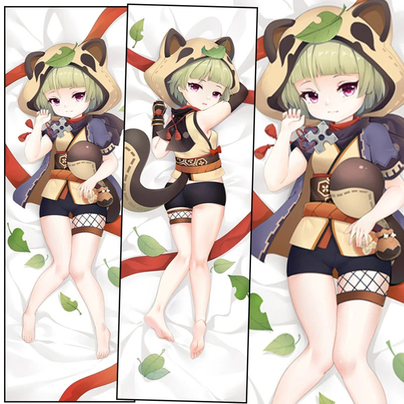 

Genshin Impact Dakimakura Sayu Cosplay Character Pillowcase Hugging Body Pillow Pillows Otaku Pilow Cover Genshin Cosplay