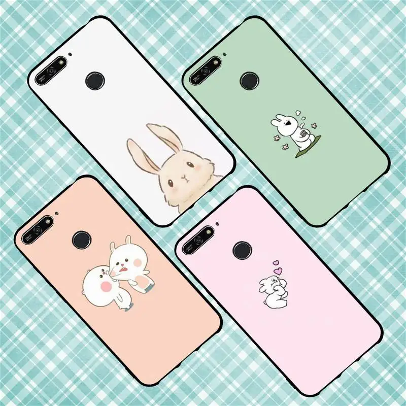 

Cute Cartoon Rabbit Phone Case For Xiaomi Mi 11 10 A2 A2lite A1 9 9SE 8Lite 8explorer F1 Poco M3 X3 Pro Fundas Cove