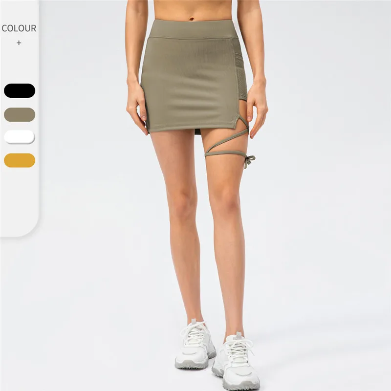 

Sexy Golf Pants Summer Women Bandage Tight Tennis Sports Skirt Female Fitness Skorts Running Gym Athletic Wear Fitness Clothing