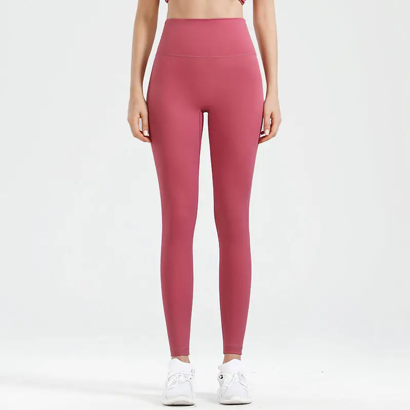 Yoga Pants Women High Waist Sports Leggings Solid Color Running Workout Trousers Fitness Push Up Clothing Girl 2022 New Hot Sale