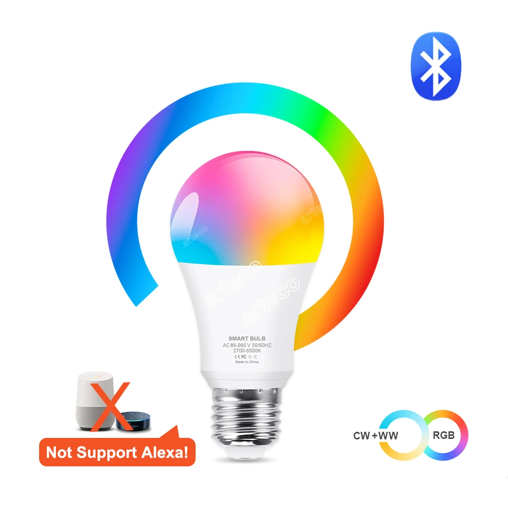 

arteco Светодиодная лампа Bluetooth RGB
