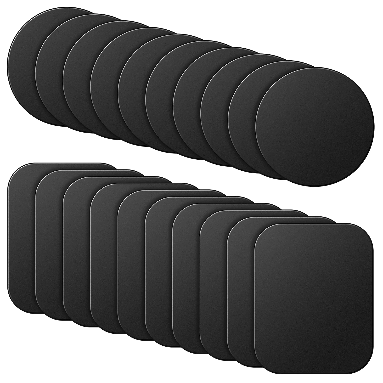 

20pcs Cell Phone Metal Plates Stickers Car Magnet Mount Iron Plates Magnetic Mount Stickers