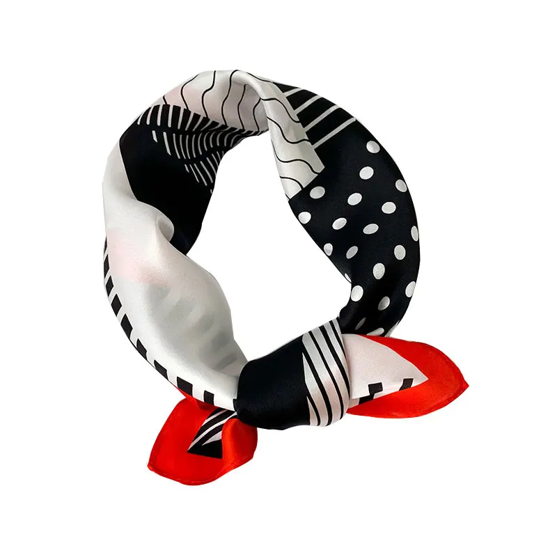 

Женский шёлковый шарф-платок, пляжный квадратный шарф из пашмины, 2022